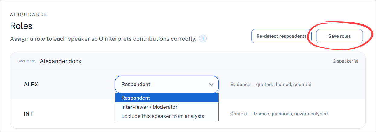 Assign roles